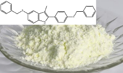 3-甲基-5-苄氧基-2-(4-苄氧基苯基)-1H-吲哚