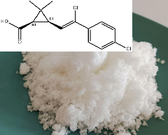 3-[2-氯-2-(4-氯苯基)乙烯基]-2,2-二甲基环丙烷羧酸