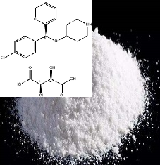 2-[(S)-(4-氯苯基)(4-哌啶基氧基)甲基]吡啶 (2R,3R)-2,3-二羟基丁二酸盐