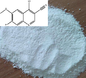 4-氯-6-甲氧基7-氟-喹啉-3-甲腈