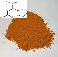 5-溴-7-硝基吲哚啉